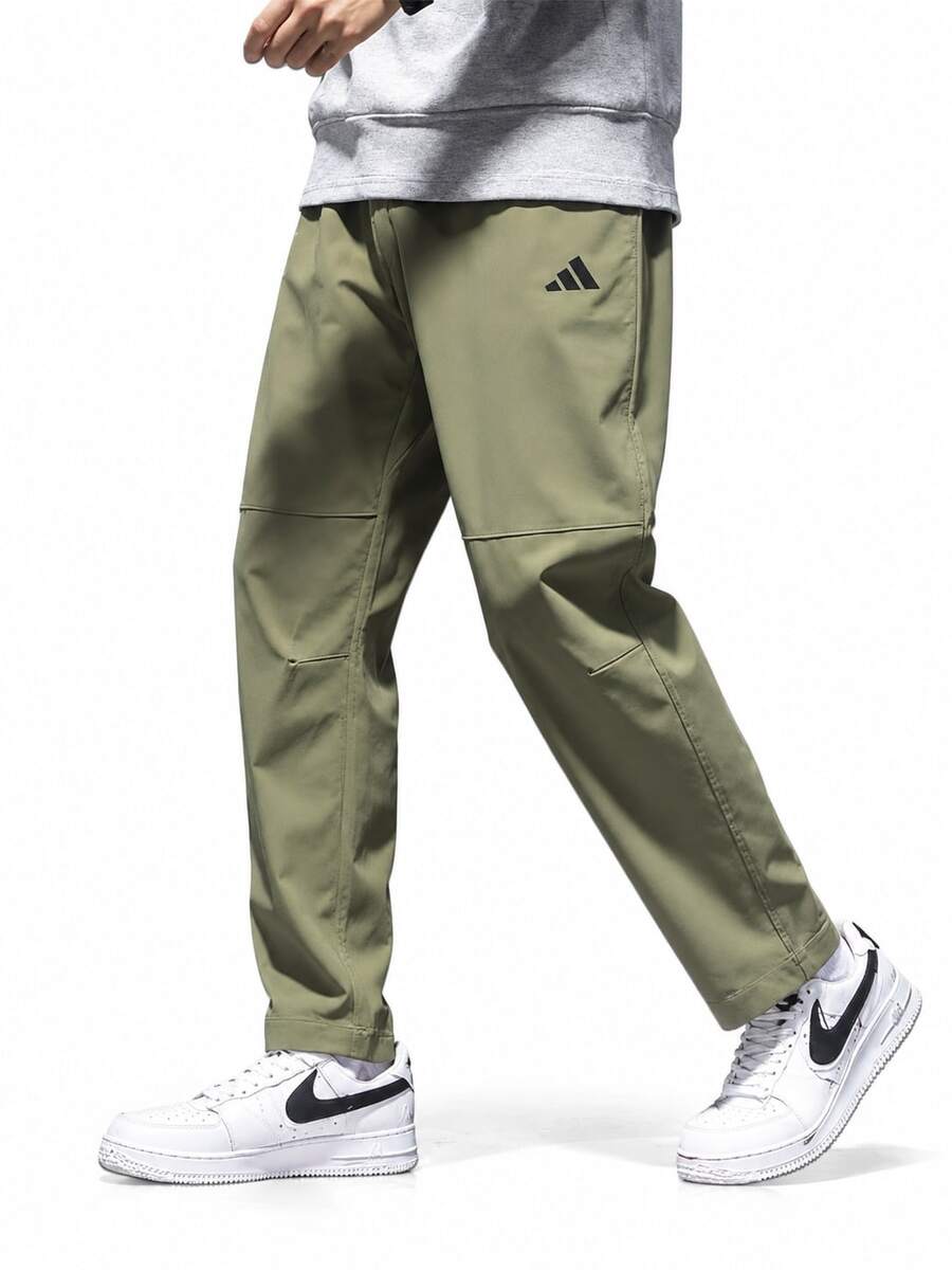 Adidas New Men's Quick-Dry Breathable Straight-Leg Running Training Pants