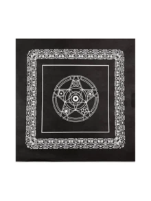 Tarot Card Storage Box With Divination Cloth Set, Comes With Caro Brand Tablecloth, Mystical Tarot Deck Organizer Case, Protective Card Holder With Spiritual Altar Reading Mat, Perfect For Tarot Readers, Halloween, Christmas Gifts - Multicolor - View 10