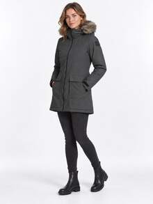 Adidas Winter Hooded Puffer Jacket Women's Black - Black - View 9