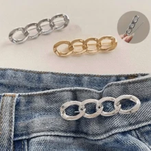 2/3/6/9/10Pcs Waist Tightener Buttons For Women's Pants, Reusable Tightening Clips For Loose Pants - Multicolor - View 3