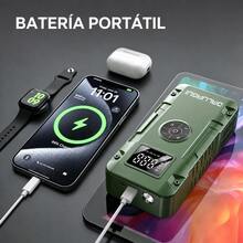 DALUAGUI 20000a fuente de alimentación de arranque de emergencia para automóviles con bomba de aire, 150 psi, arranque multifuncional portátil 17 - in - 1, pantalla LCD digital, con luz led, cargador de automóviles, es un regalo exquisito para Navidad / Halloween - GL963 - Ver 5