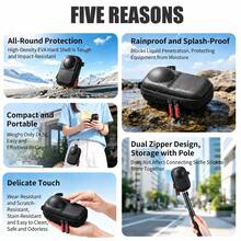 Insta 360 X6 PU Storage Bag, Dedicated Camera Body Protective Case, Panoramic Camera Protective Box - View 5