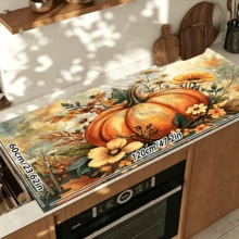 1pc Dish Drying Mat, Coffee Machine Mat, Pumpkin Floral Pattern Dish Drying Mat, Scratch-Resistant Tabletop Protection, Kitchen Dish Drainer Mat, Suitable For Autumn Thanksgiving And Other Holiday Scenes, Multi-Purpose Drying Mat, Home Gift, Tabletop Decoration - XYLSD-1159 - View 15