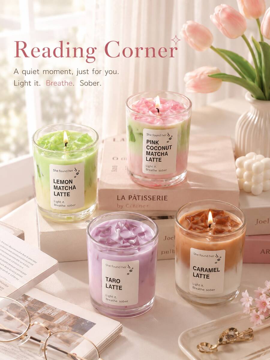 1 buah Lilin Aromaterapi Gel Matcha Latte, Lilin Dekoratif Cangkir Kaca Kopi Dingin, Cocok untuk Dekorasi Pesta, Dekorasi Rumah, Dekorasi Kamar, Hadiah Ulang Tahun, Properti Foto, Hadiah untuk Wanita - Berbagai spesifikasi dan gaya - View 1