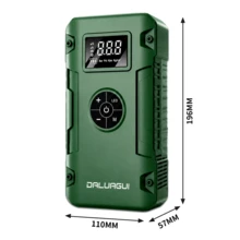 DALUAGUI 20000a fuente de alimentación de arranque de emergencia para automóviles con bomba de aire, 150 psi, arranque multifuncional portátil 17 - in - 1, pantalla LCD digital, con luz led, cargador de automóviles, es un regalo exquisito para Navidad / Halloween - GL963 - Ver 3