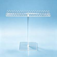 Jewelry Display Stand For Bracelets, Necklaces, And Hairbands, Featuring A Creative Hanging Rack For Showcasing High-End Additions. This Multi-Position Storage Rack Is Perfect For Bedroom Decor And Makes A Stylish Gift For Young Women - Clear - View 7