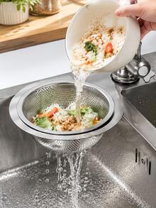 Swan-Shaped Stainless Steel Kitchen Sink Strainer, Hanging Colander Basket For Food Waste Filtration - View 3