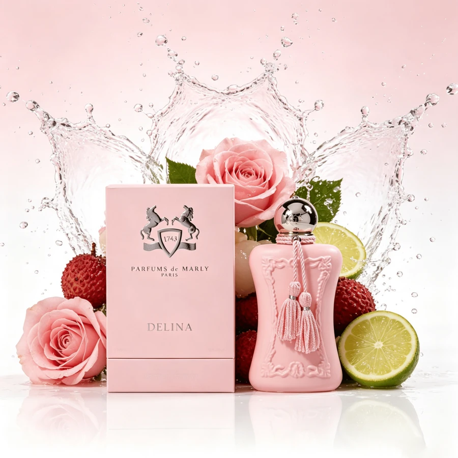 OAKCHA Parfums De Marly Delina Perfume, Lychee Rose Fragrance, Durable Light Fragrance Gift Box, Suitable For Any Occasion - Fruity & Citrus - View 1