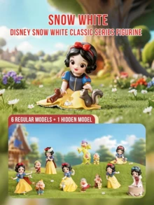 Disney Snow White Classic Series Blind Box Collection, Classic Movie Merchandise Figure Ornament Toy Blind Box, Cute Princess Series Blind Box Collection, Holiday Party Gift, Birthday And Christmas Gift - Multicolor - View 1