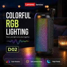 Lenovo D02 Wireless Portable Speaker | Lightweight Bluetooth Speaker With Stable Connection | Long Battery Life For Daily Entertainment - View 1