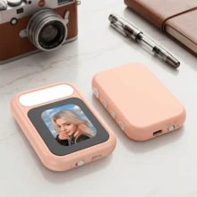 Layar Selfie Bercahaya - Monitor Selfie Magnetik, Cocok untuk Selfie dan Perekaman Vlog, Kompatibel dengan iPhone 15/16/17 Pro, Kecerahan yang Dapat Diatur, Pengoperasian Layar Sentuh, Lampu Pengisi Fotografi, Hadiah Sempurna untuk Teman/Keluarga - T7 - View 13