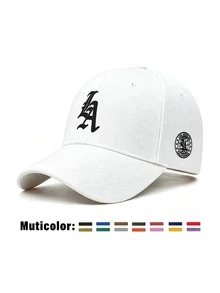 1pc Unisex All-Season Letter Print Baseball Cap, Casual Versatile Retro Baseball Cap, Korean Style Soft Top Sun Hat, Dad Hat, Trucker Hat, Suitable For Daily Wear - Multicolor - View 8