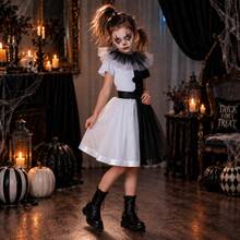 Tween Girls Costumes - Black and White - View 10