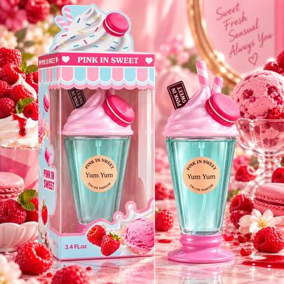 Khadlaj PINK IN SWEET - YUM YUM LYCHEE / RASPBERRY / FRUIT DE LA PASSION 100ML - EAU DE PARFUM lot3