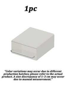 1pc Magnetic Adjustable Layer Stackable Metal Drawer Storage Box Dust-Proof Coffee Machine Cup Holder Christmas Promotion - Multicolor - View 10