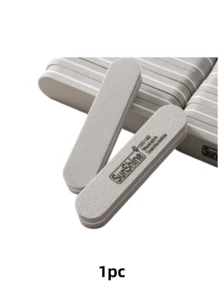 Washable Mini Sponge Nail File, Double-Sided Buffing Nail Sponge Strip, Portable Nail Grooming Tool For Shaping And Polishing - Grey - View 10