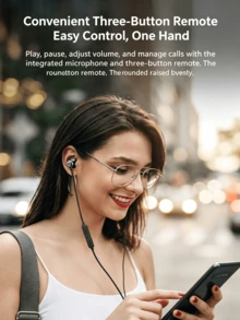 JBL Headphone Berkabel TUNE305C, Semi-In-Ear Tipe-C, Kompatibel dengan Ponsel dan Laptop, dengan Mikrofon - View 4