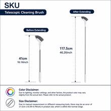 This Powerful Deep-Cleaning Tool Features An Extendable Handle, Stiff Bristles, And An Angled Brush Head, Ensuring A Thorough Clean For The Toilet Without Missing Any Hard-To-Reach Spots; It Is Suitable For Use In The Bathroom As Well As Other Rooms. - A - View 14