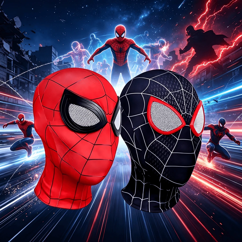 1pc Cosplay Headpiece 3D Superhero Mask, Suitable For Birthday Gift, Welcome Gift, Party Gift, Fan Series, Perfect Gift (Random Style) - Multicolor - View 1