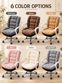 Thickened Backrest Bench Cushion, One-Piece Office Recliner Rocking Chair Seat Pad, Autumn/Winter Home Warm Thickened Bench Pad, Holiday, Cyber Monday, Christmas Gift, Halloween, Christmas - Multicolor - View 7