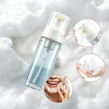 1pc Swab Holder, Makeup Remover Pad Dispenser, Covered Makeup Remover Pad Storage Box, Transparent Cosmetic Organizer, Bathroom Makeup Swab & Pad Holder - Clear - View 5