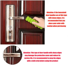 1/2pcs Door Handle Protector Cover, Anti-Collision, Anti-Static, Thickened Spiral Door Handle Guard - Multicolor - View 11