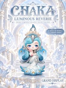 CHAKA 發光幻夢系列盲盒收藏，12款常規版+1款隱藏版，新藝術風格啟發奇幻系列，精美玩具盲盒收藏，桌面擺件裝飾品，展示櫃收藏雕像模型擺飾，萬聖節、聖誕節禮物 - 彩色 - 查看 1