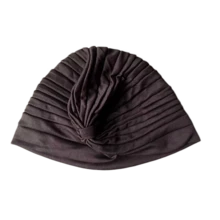 Women's Solid Color Non-Slip Long Scarf, Multi-Functional Headscarf, Headband, Elastic Hat. Breathable, Comfortable, Elastic Design With Wide Edge, Sweat-Absorbent And Non-Slip, Suitable For Daily Life, Sports, Yoga, Fitness And Fashion Styling, Built-In Scarf Design To Meet Various Wearing Needs. - Coffee Brown - View 5