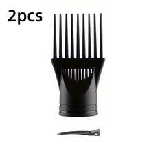 Professional Hair Dryer Accessories - Duckbill Nozzle For Smooth Styling, Flat Diffuser For Straight Hair And Drying, No Battery Required, Ergonomic Handle, Adjustable Heat And Speed Control, Durable Black Design, Suitable For Salon And Home - Multicolor - View 10