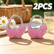 Cat Folding Handbag Organizer Hook, Bag Hanger, Craft Gift For Valentine's Day - Multicolor - View 41