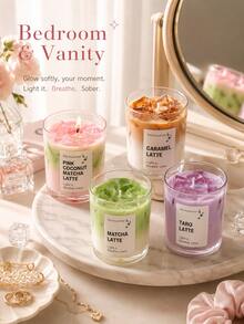 1 buah Lilin Aromaterapi Gel Matcha Latte, Lilin Dekoratif Cangkir Kaca Kopi Dingin, Cocok untuk Dekorasi Pesta, Dekorasi Rumah, Dekorasi Kamar, Hadiah Ulang Tahun, Properti Foto, Hadiah untuk Wanita - Berbagai spesifikasi dan gaya - View 7