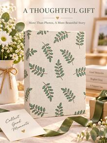 6 Inch 200-Photo Linen Photo Album, Decorative Printed Fabric Cover, Family And Travel Memorial Album Linen Cover 6 Inch Photo Album, With 200 Pockets, Cute Pattern Photo Album Suitable For Family Vacation And Daily Memories - one-size - View 12