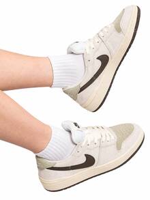 Nike SB CODE 58 Vintage Versatile Low-Top Breathable Casual Lightweight Durable Men's Skate Shoes - Beige/Brownish Green - View 3