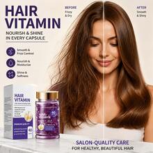 40 Kapsul Essence Perawatan Rambut, Diformulasikan dengan Vitamin A, C, E, B5, Minyak Argan Maroko, Minyak Alpukat, Formula Tanpa Bilas, Unisex, Cocok untuk Semua Jenis Rambut - Pakaian formal - View 9