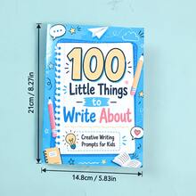 100 Little Things To Write About English Creative Writing Practice Book For Kids, English Topic Writing Exercise Notebook, Back To School Student Imagination Writing Enlightenment Notebook - Multicolor - View 9