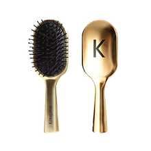 Sikat Pijat Bantalan Kérastase Champagne Gold (Desain Logo K) Sisir Rambut Panjang Anti-Statis untuk Mengurai Rambut Kusut - Sampanye - View 2
