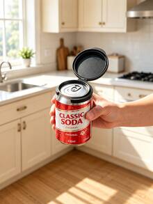 Removable Beverage Can Cover - Can Be Clipped Onto The Can Opening. Suitable For Camping, Outdoor, Home Kitchen Gadget, Protects Opened Beverage Cans From Ants And Flies. - Multicolor - View 5