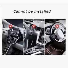1pc Car Phone Holder Simple Clip-On Mount Multi-Function Universal Dashboard GPS Navigation Bracket - A - View 9