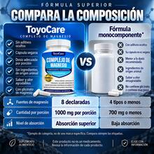 ToyoCare 8-In-1 Magnesium Complex, Mineral Supplement, Daily Wellness Formula, Nutritional Support, Ideal For Active Routines, Convenient Format - Una Botella - View 3