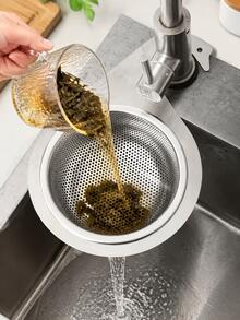Swan Style Sink Strainer Basket, Stainless Steel Sink Filter, Multi-Functional Quick Drain, Kitchen Fruit & Vegetable Colander, Faucet Hanging Design, Kitchen Accessories - View 9