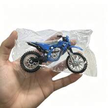 Realistic Off-Road Motorcycle Alloy Model Desktop Collectible Display Piece, Birthday Christmas Easter Party Small Gift, Holiday Gift, Prank Toy, Fun Decorative Prop - Multicolor - View 6