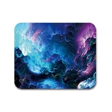 Large Nebula Cloud Gaming Mouse Pad, Colorful Abstract Art Desk Mat, Non‑Slip Rubber Base Keyboard Pad For Laptop PC, Home & Gamer Desktop Decoration - Cosmic Nebula - View 15