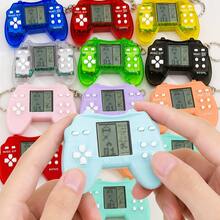12色兒童電玩派對小禮物，手持迷你遊戲機，輕巧便攜，可作為包包掛飾，日常娛樂休閒，美觀實用，節慶與日常送禮首選 - 彩色 - 查看 2