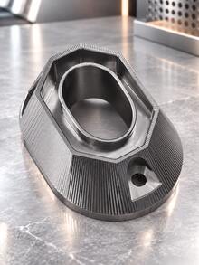 Motorcycle Exhaust Pipe Cover, CNC Aluminum Exhaust Pipe Head Protector, Anodized Muffler End Cap Guard, Universal Scooter Rear Exhaust Pipe Decoration, Hexagonal Tail Pipe Decorative Piece, Motorcycle Modification Parts, CNC Machined Exhaust Outlet Cover - A - View 16