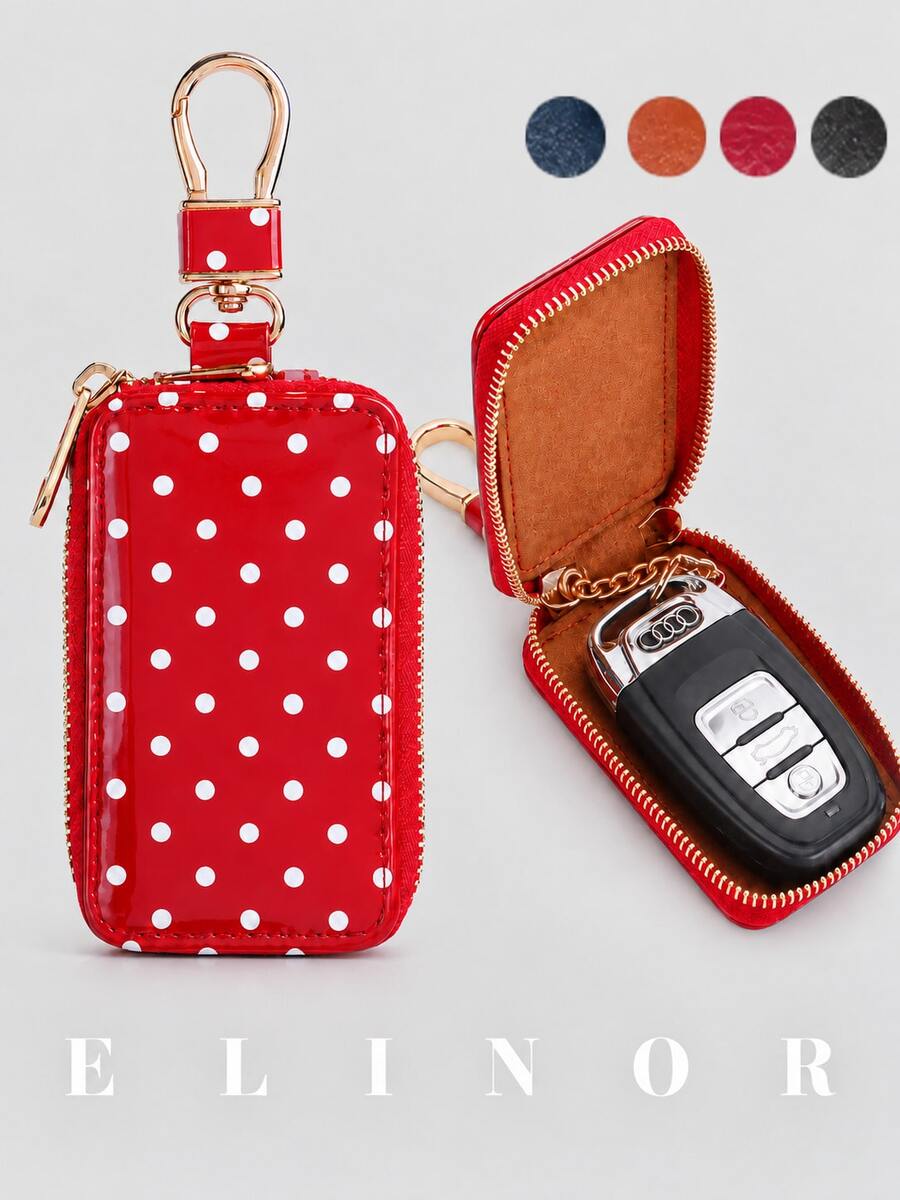 XD Premium PU Leather Universal Car Key Pouch - Fashionable Remote Key Cover, Waterproof And Scratch-Resistant - Suitable For Various Car Keys, Combines Card Holder And Mini Wallet Functions, Unisex. Perfect For Thanksgiving And Halloween Gifts - Multicolor - View 1