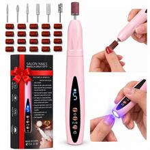 GANLAIX 2-In-1 Electric Nail Drill & UV Gel Curing Lamp, 5-Speed Portable Nail Polishing Pen, Forward/Reverse Rotation, Type-C Charging, 320mAh, Low Noise, Suitable For Gel Removal & Nail Art - Multicolor - View 2