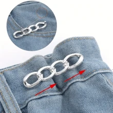 2/3/6/9/10Pcs Waist Tightener Buttons For Women's Pants, Reusable Tightening Clips For Loose Pants - Multicolor - View 9