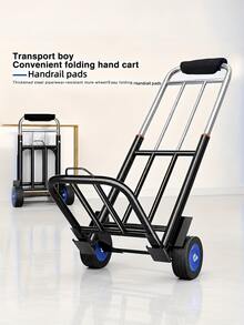 Non-Slip Foldable Luggage Handle Cover, Cart Protective Pad, Anti-Slip Fabric Wrist Pad, Suitable For Shopping Carts, Multi-Functional Freight Trolleys, Folding Hand Trucks, Office Storage Solutions, Sturdy Frame Design, Durable Structure - Multicolor - View 3
