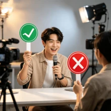 1pc/2pcs Classroom Feedback Handheld Boards, Double-Sided PVC Material, Front/Back/Up/Down/Pass/Stop/Yes/No Answer Indicators - Teaching Tool For Student Participation And Feedback (1 Design, One Side Red, One Side Green) Back To School - Multicolor - View 4
