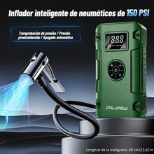 DALUAGUI 20000a fuente de alimentación de arranque de emergencia para automóviles con bomba de aire, 150 psi, arranque multifuncional portátil 17 - in - 1, pantalla LCD digital, con luz led, cargador de automóviles, es un regalo exquisito para Navidad / Halloween - GL963 - Ver 7